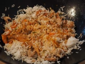 Home made thai fried rice