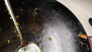 Burned food in carbon steel wok, How to clean burned wok