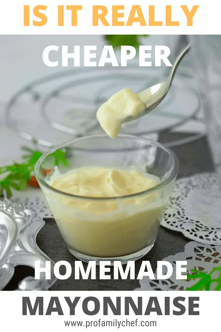 PIN homemade mayonnaise in a glass cup profamilychef