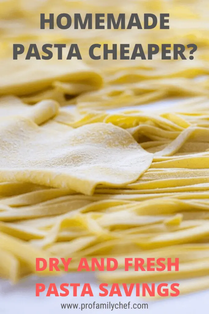 is it cheaper to make pasta profamilychef pin