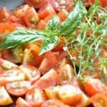 tiny baked cherry tomatoes, pro family chef