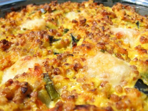 Healthy buckwheat pie with vegetables, keto friendly dinner – Pro