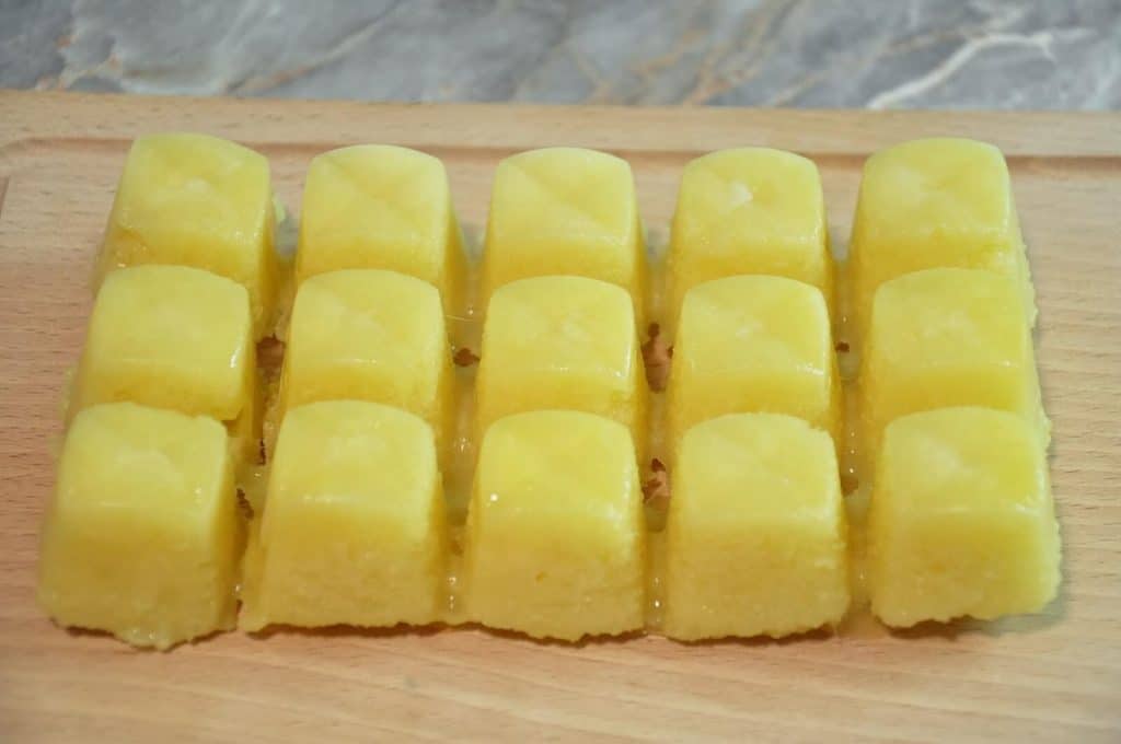 ginger and garlic paste frozen cubes