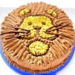 How to make a lion cake, cherry, and chocolate desert