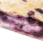 Phyllo pastry with blueberry and cottage cheese