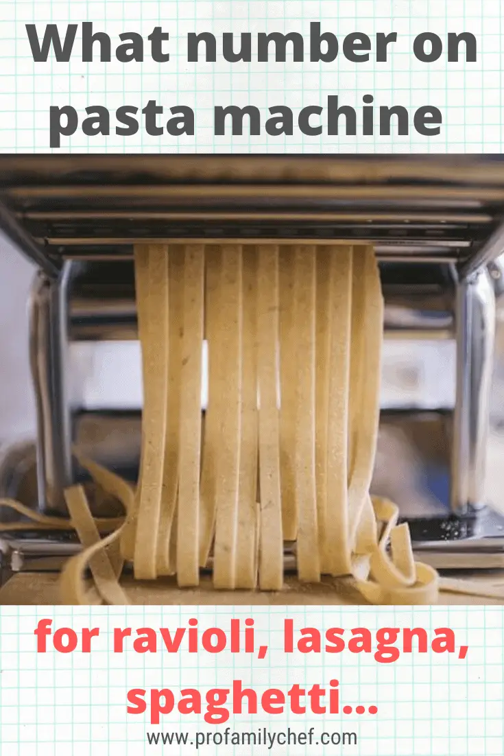 what number on pasta machine knob PIN