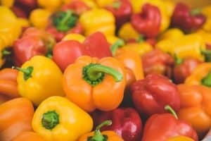 bell pepper cooking vegetables for a crowd