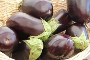 eggplant cooking vegetables for a crowd