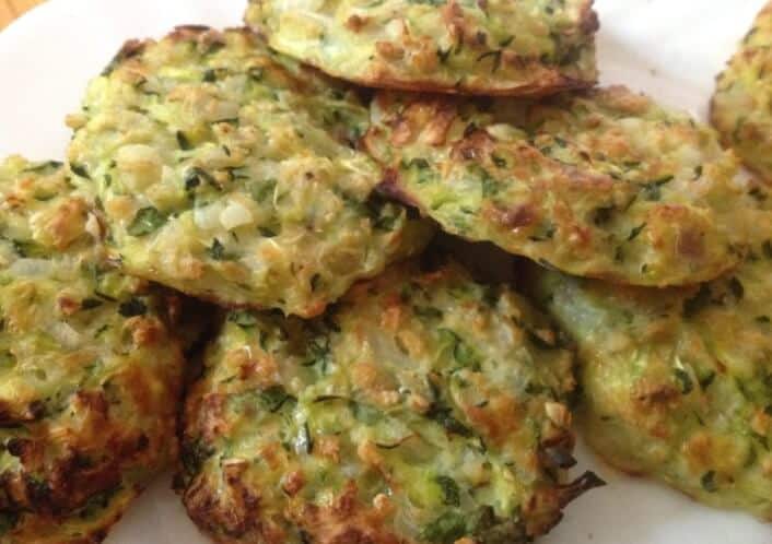 overgrown zucchini patties