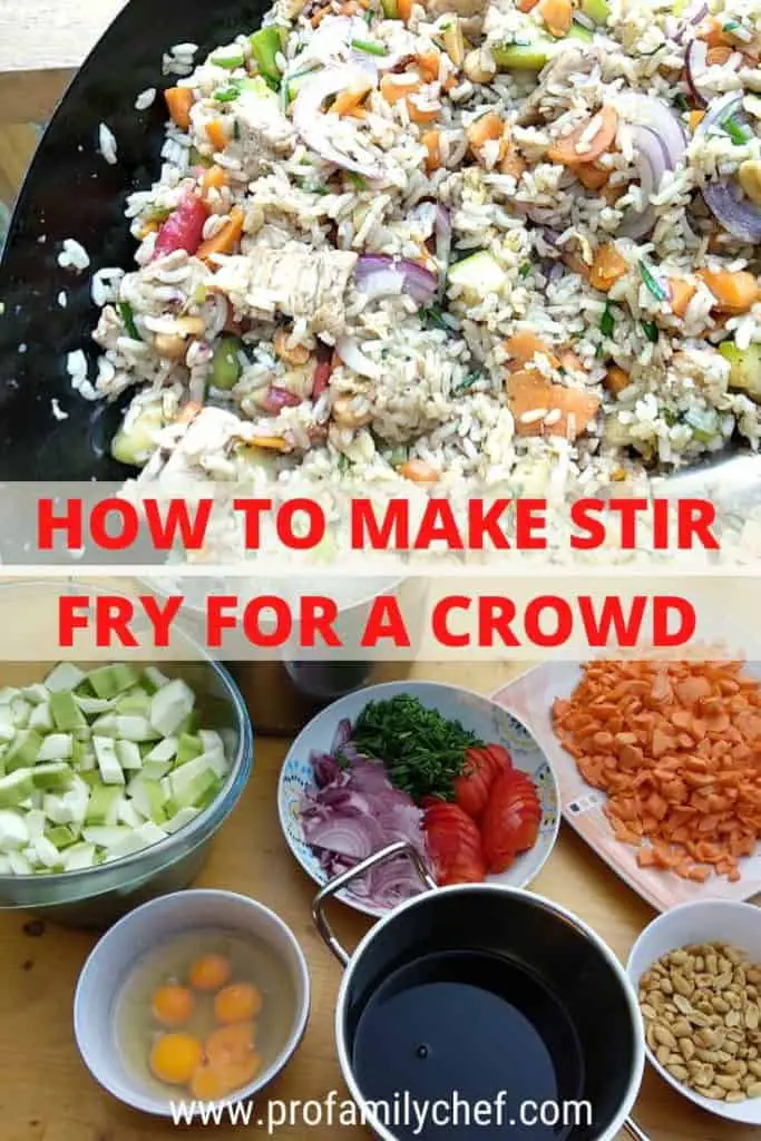 5 essential steps on how to make a stir fry for a crowd, without