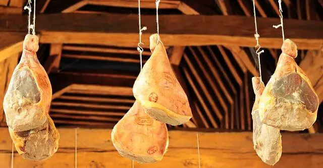 drying country ham