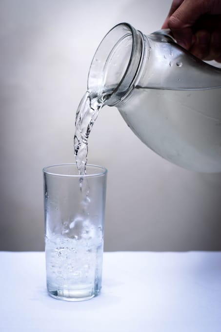 water non alcoholic deglaze