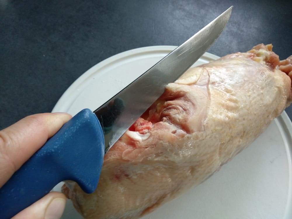 deboning knife deboning whole chicken