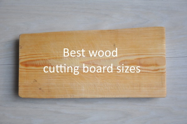 Best wood cutting board sizes