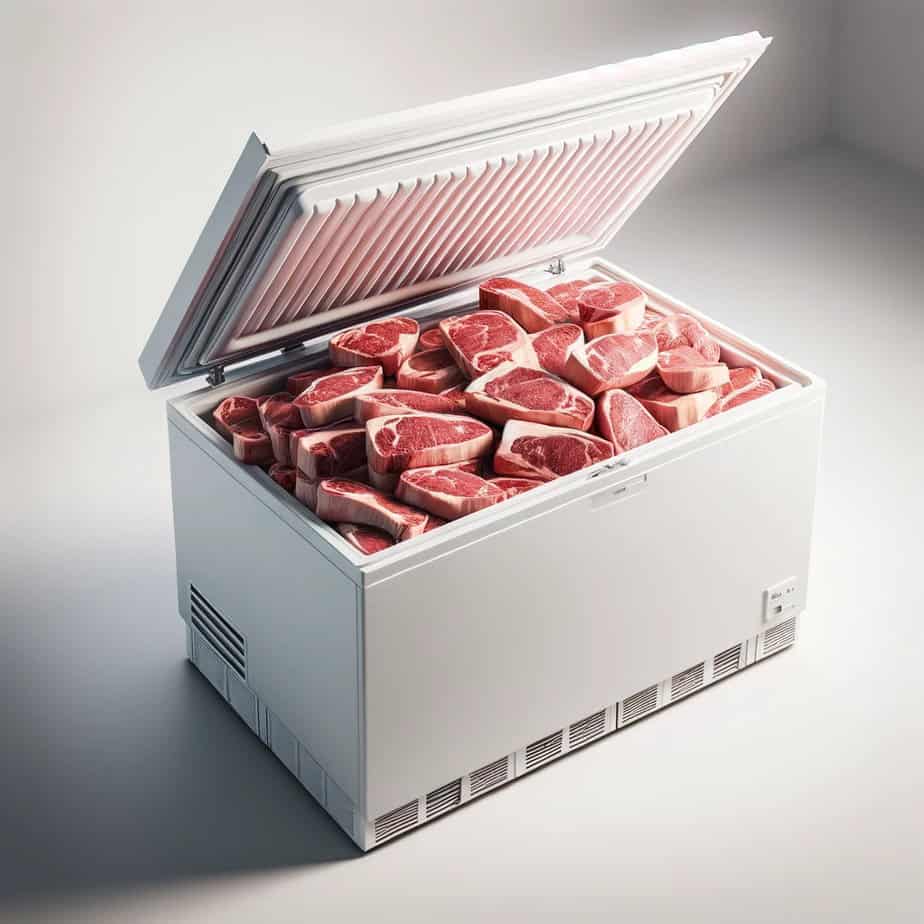 chest freezer bulk beef freezing
