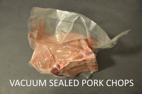 vacuum sealed pork chops