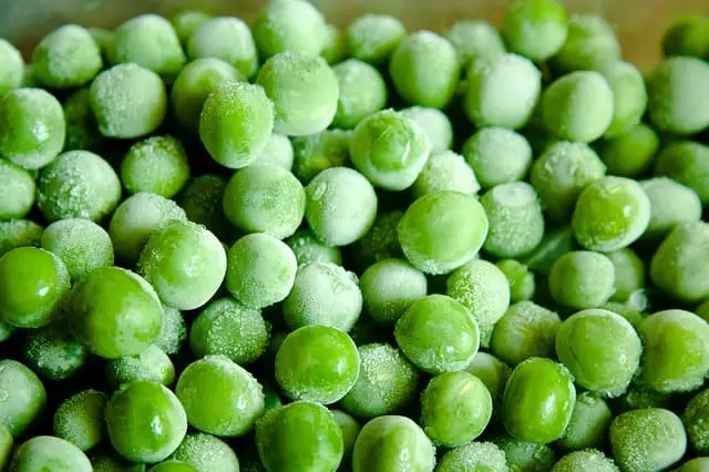 frozen peas