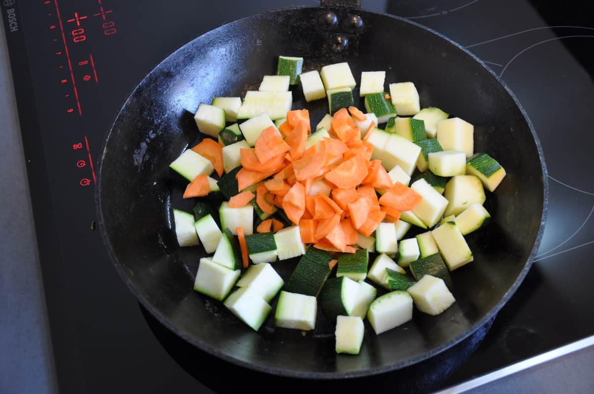 How to cook vegetables on induction cooktop stovetop