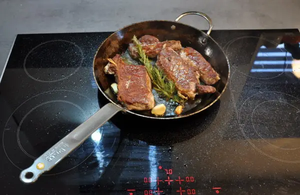 searing steak with coconut oil